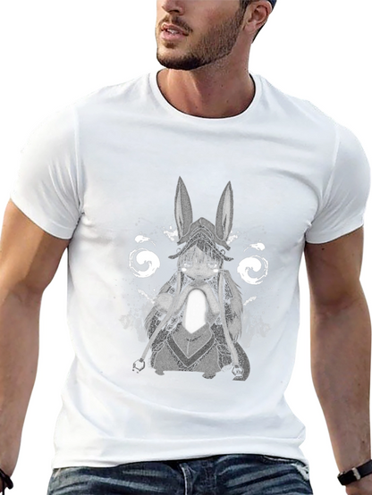 Anime Manga Rabbit Girl Graphic T-Shirt