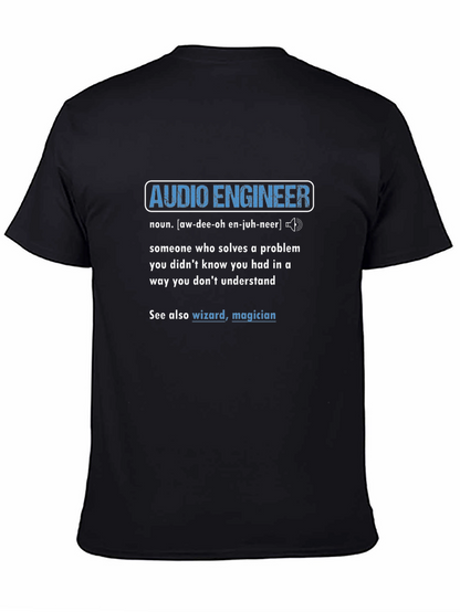 Audio Engineer Definition Graphic T-Shirt