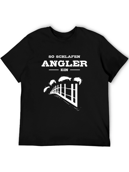 Angler Sleep T-Shirt - Funny Fisherman Tee