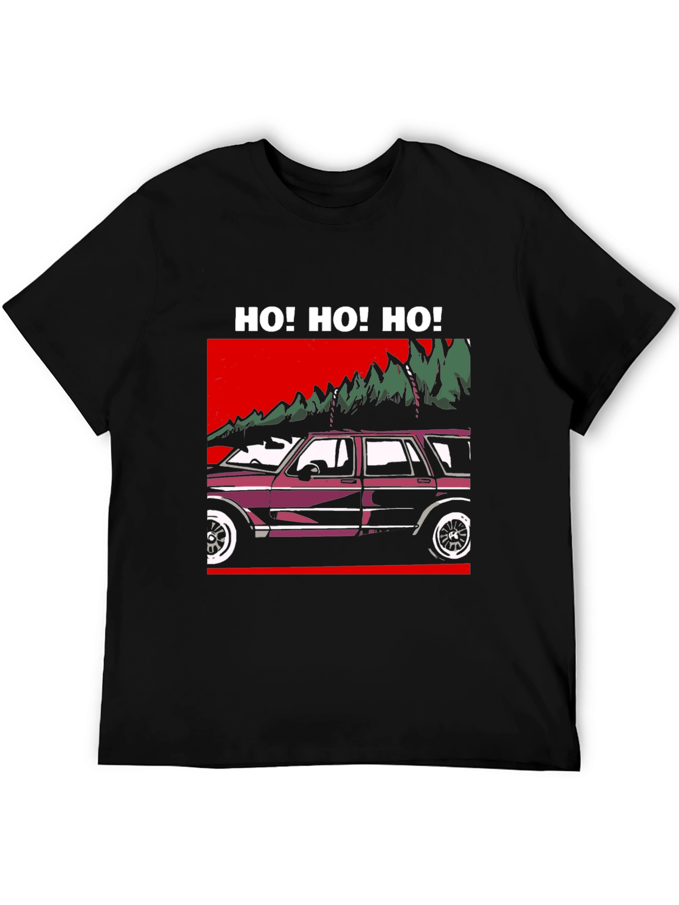 Ho! Ho! Ho! Christmas Car T-Shirt