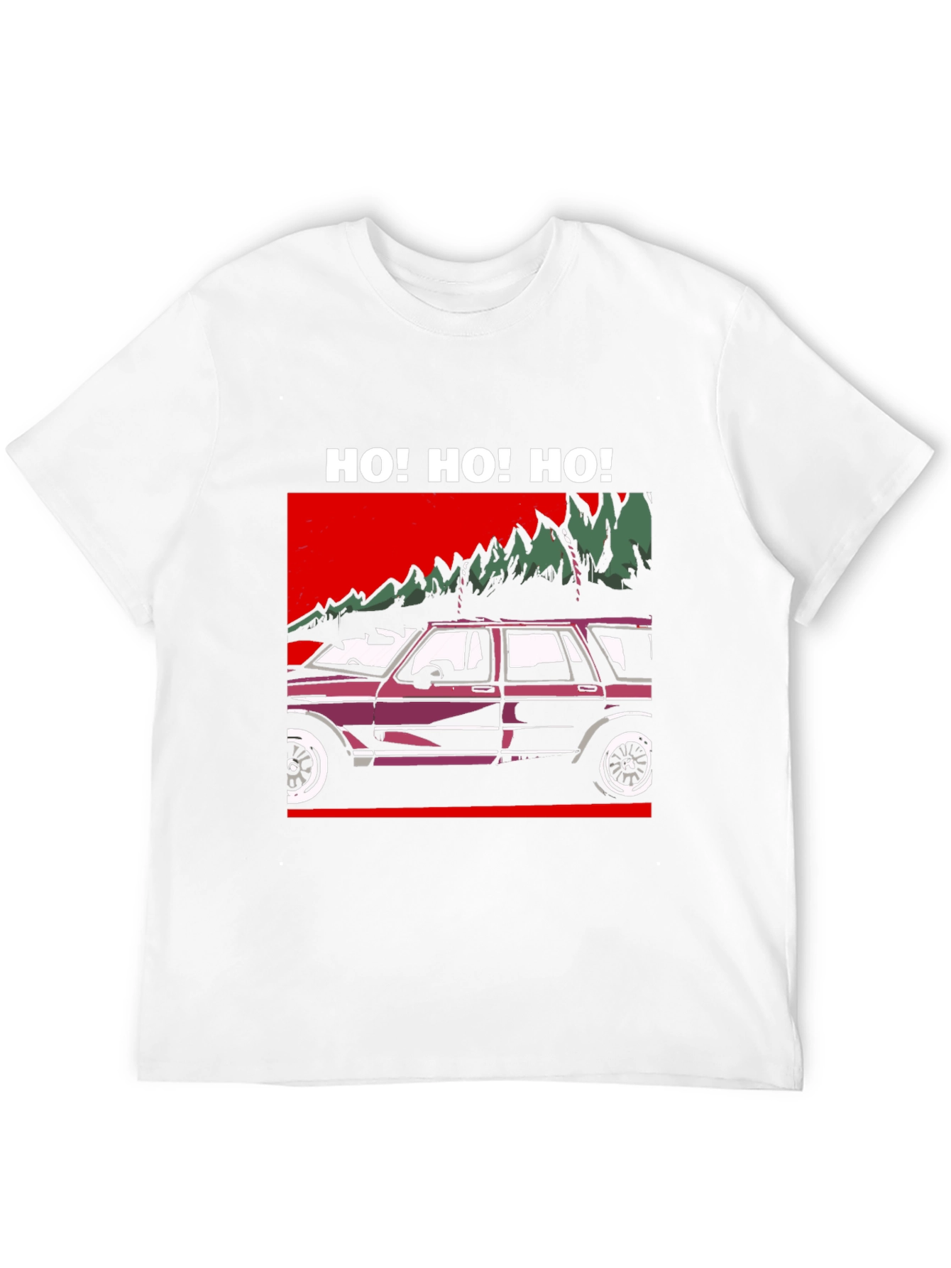Ho! Ho! Ho! Christmas Car T-Shirt