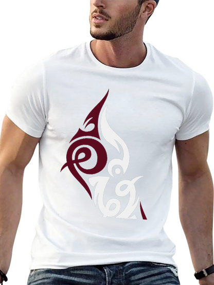 Unique Tattoo Inspired Graphic Tee - Black