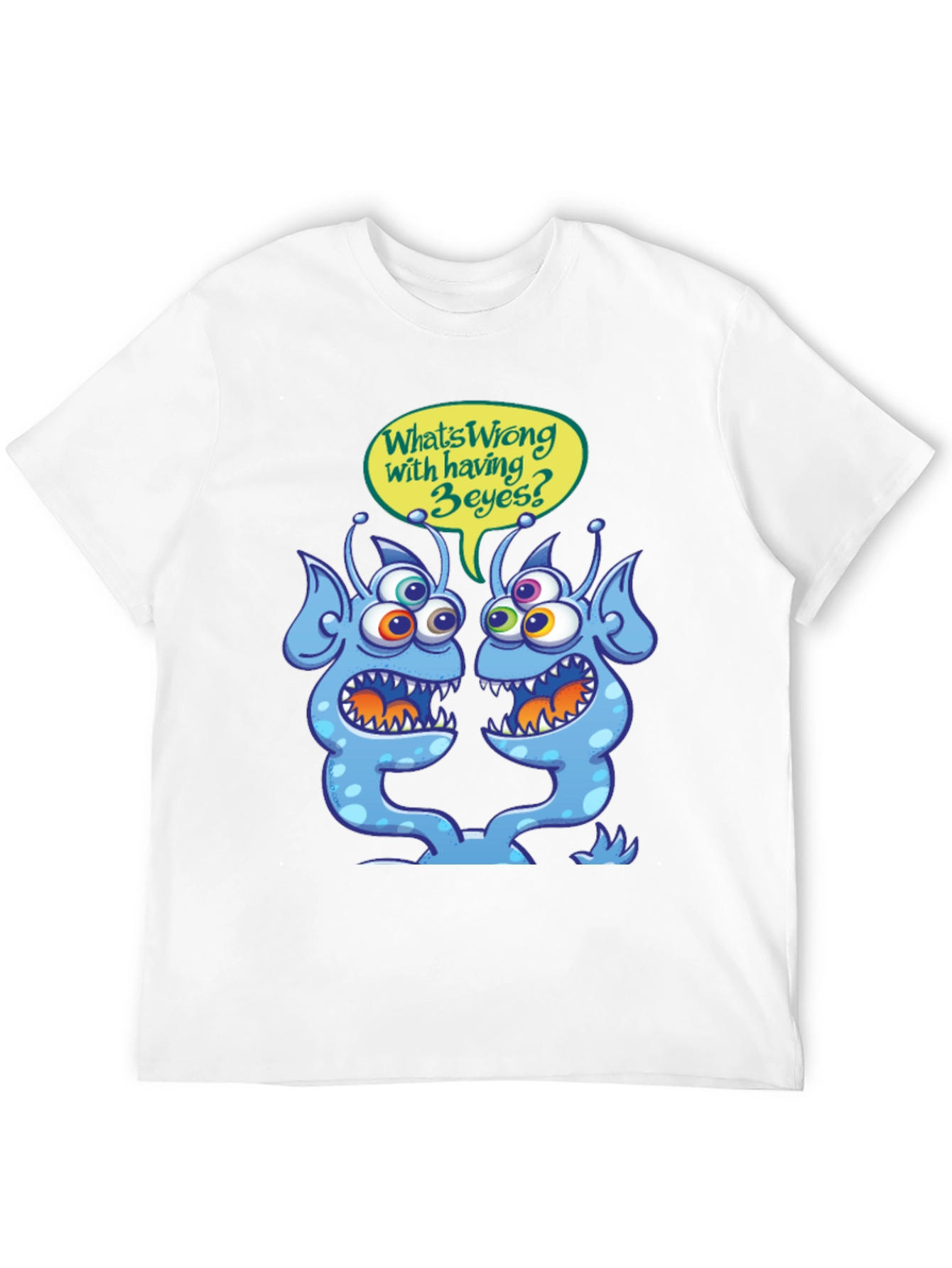 3-Eyed Alien T-Shirt - Funny Graphic Tee