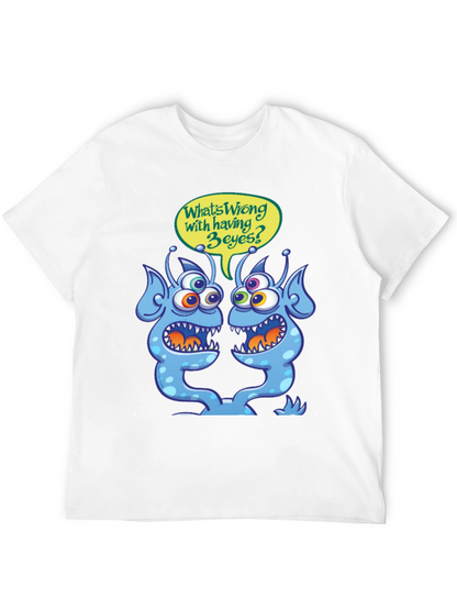 3-Eyed Alien T-Shirt - Funny Graphic Tee
