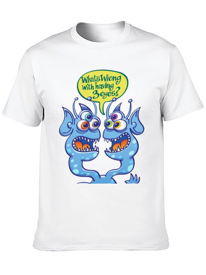 3-Eyed Alien T-Shirt - Funny Graphic Tee