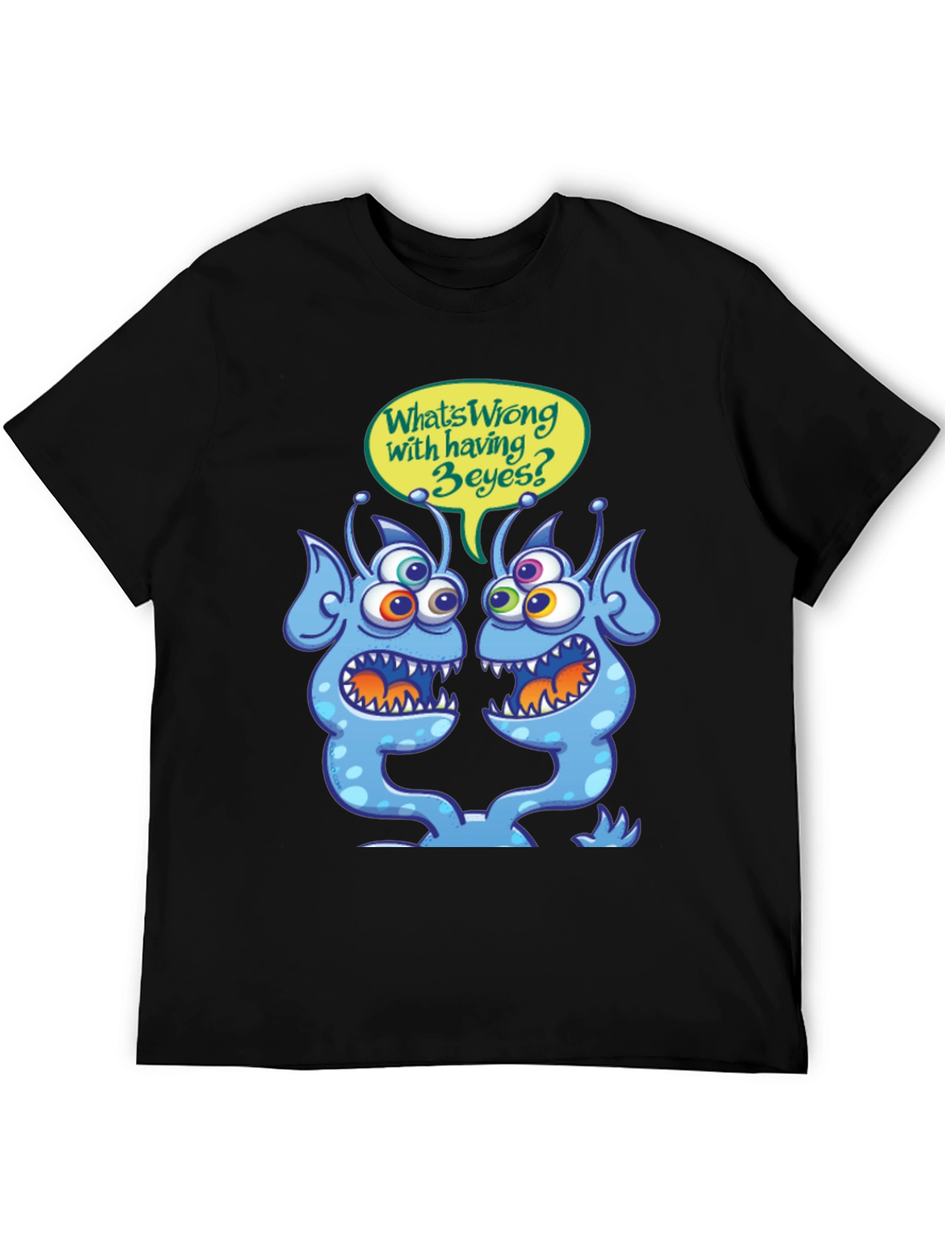 3-Eyed Alien T-Shirt - Funny Graphic Tee