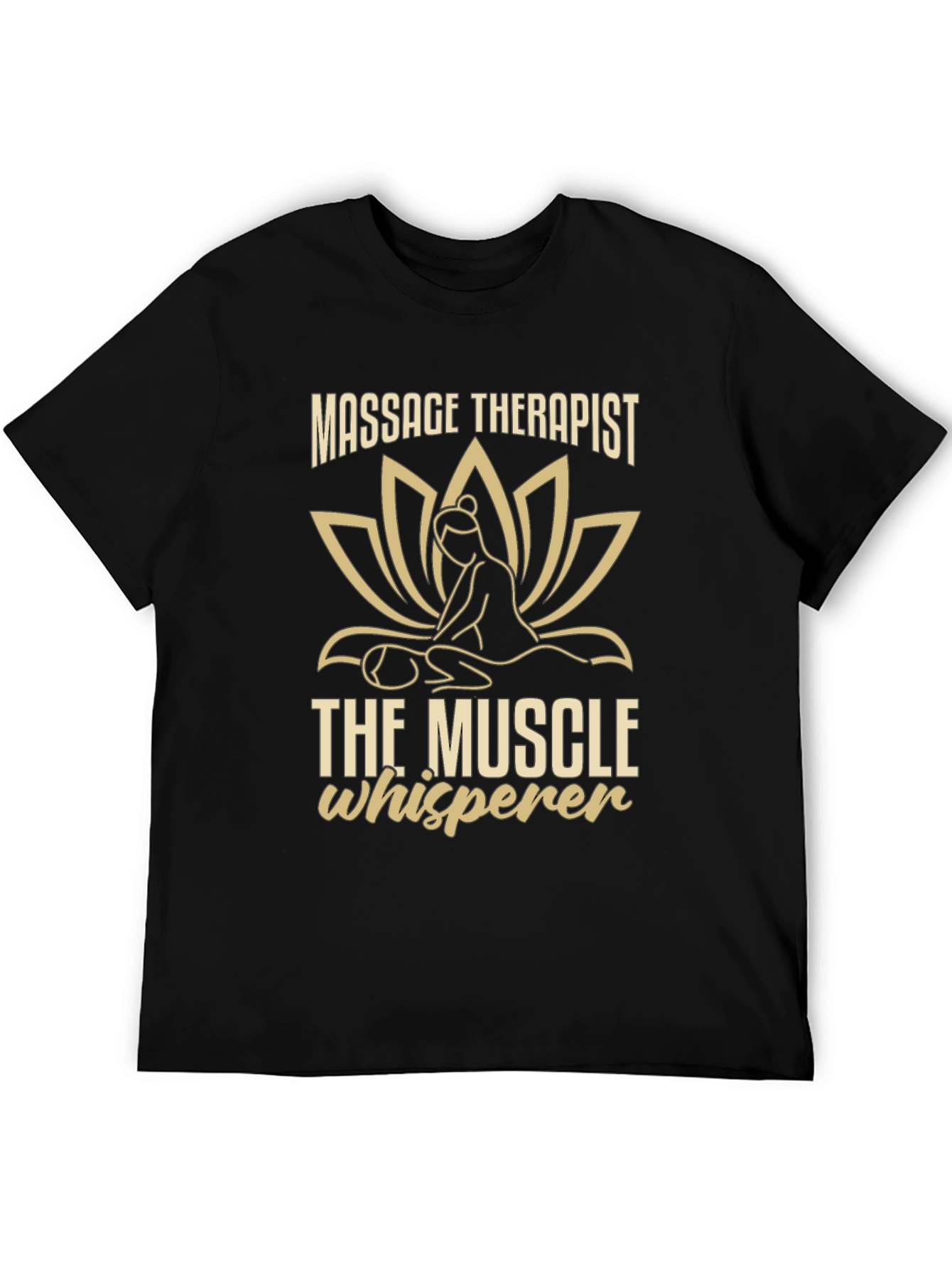Massage Therapist Muscle Whisperer Graphic T-Shirt