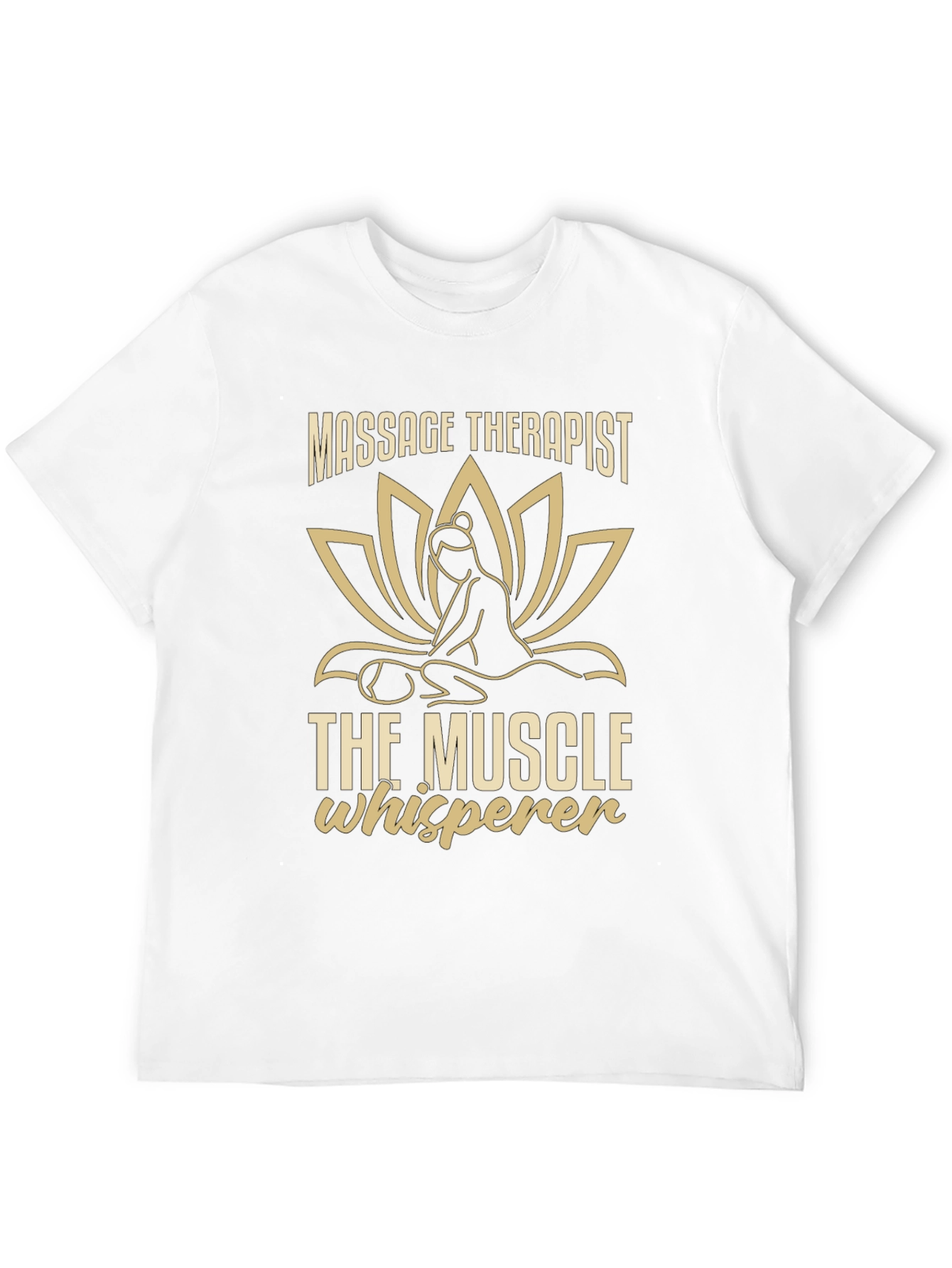 Massage Therapist Muscle Whisperer Graphic T-Shirt