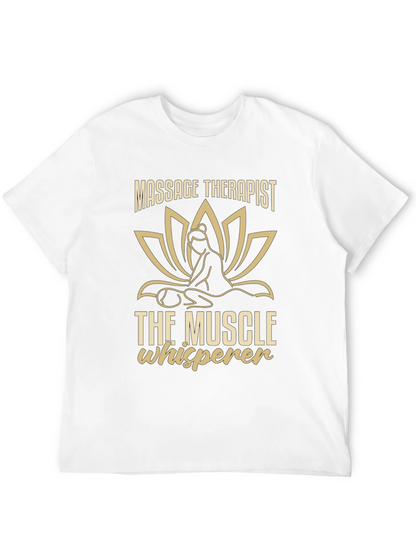 Massage Therapist Muscle Whisperer Graphic T-Shirt