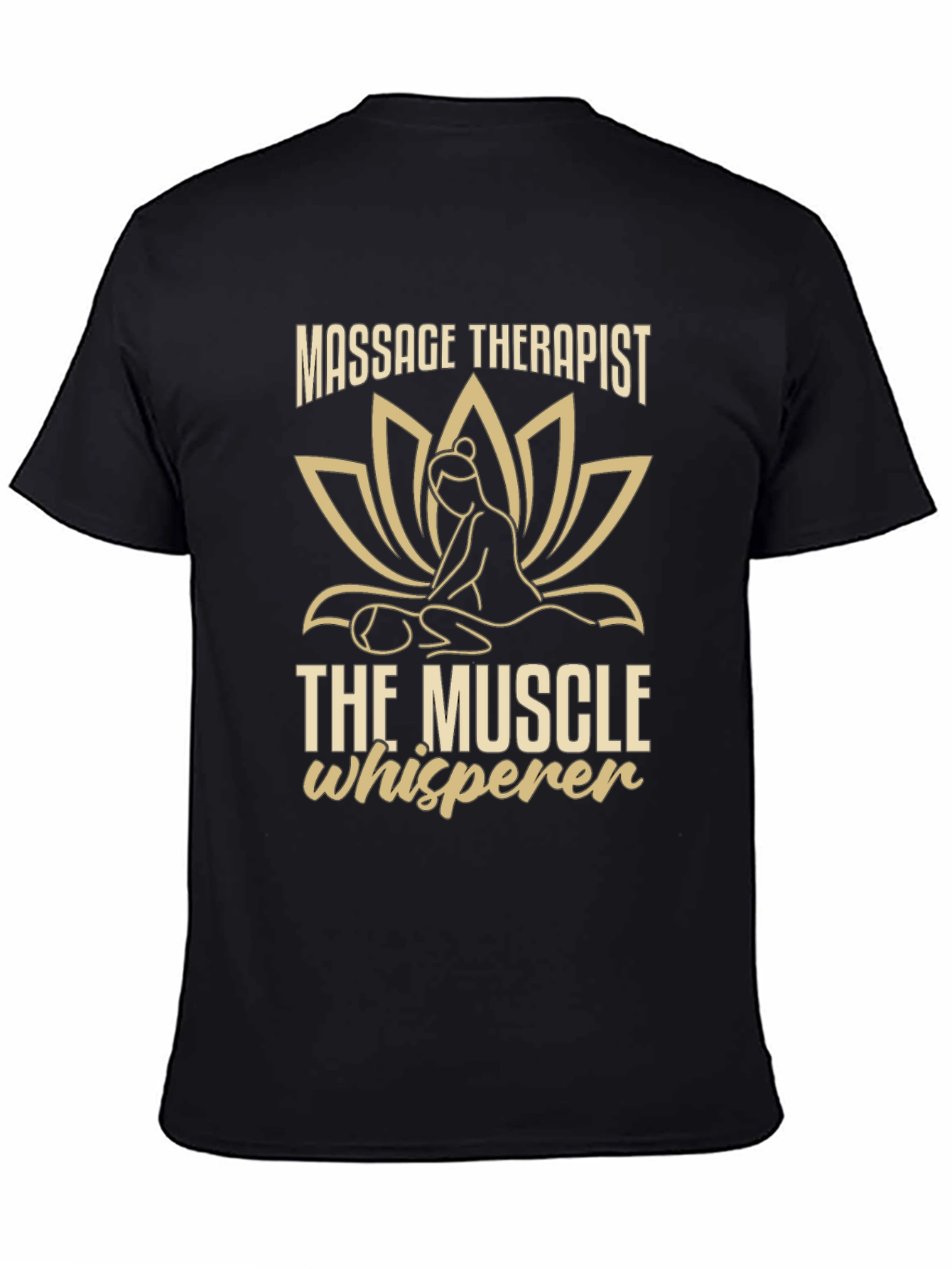 Massage Therapist Muscle Whisperer Graphic T-Shirt