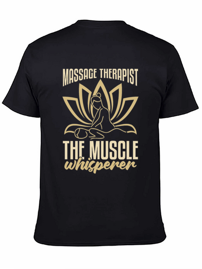 Massage Therapist Muscle Whisperer Graphic T-Shirt