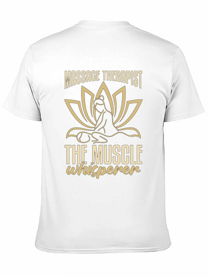 Massage Therapist Muscle Whisperer Graphic T-Shirt