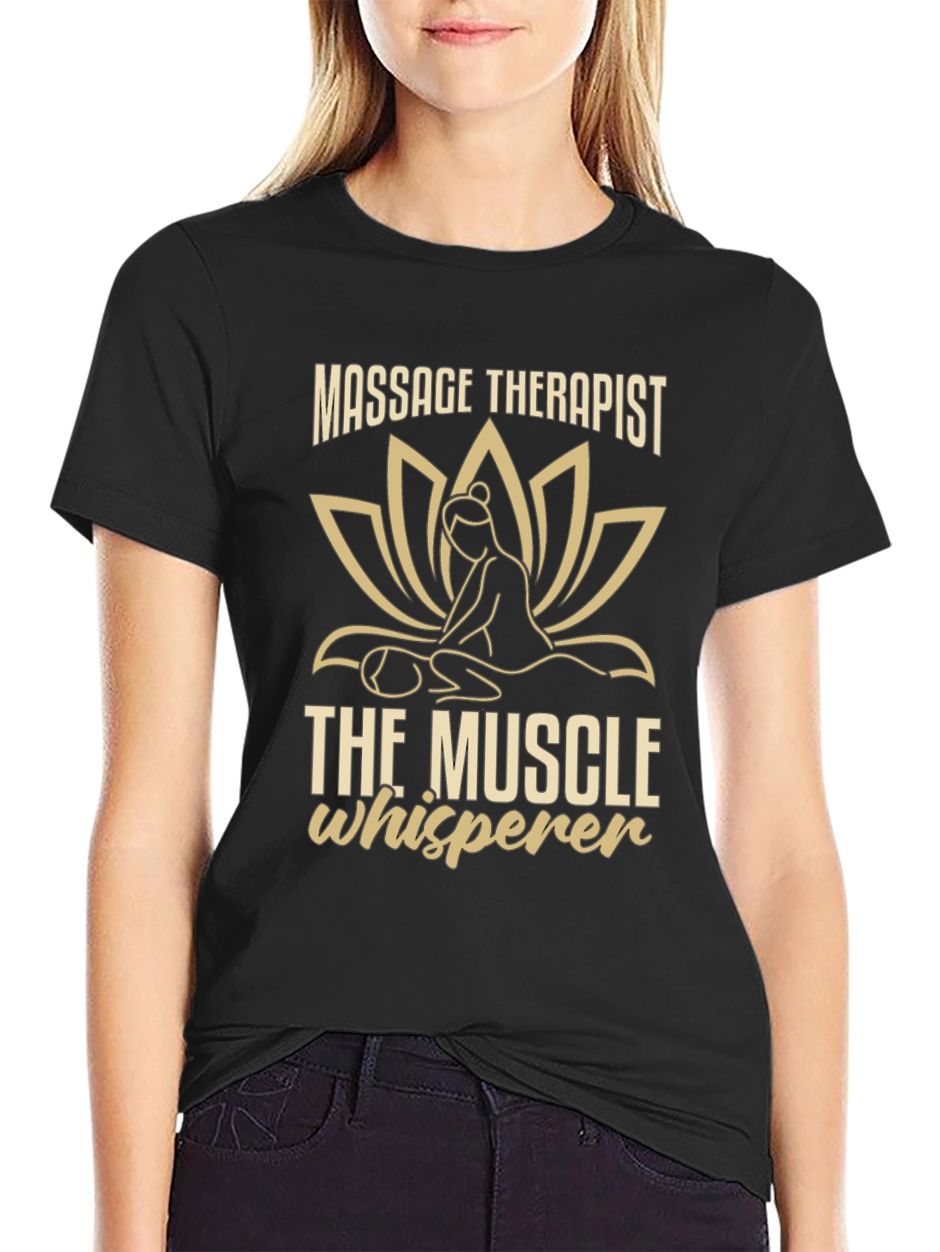 Massage Therapist Muscle Whisperer Graphic T-Shirt