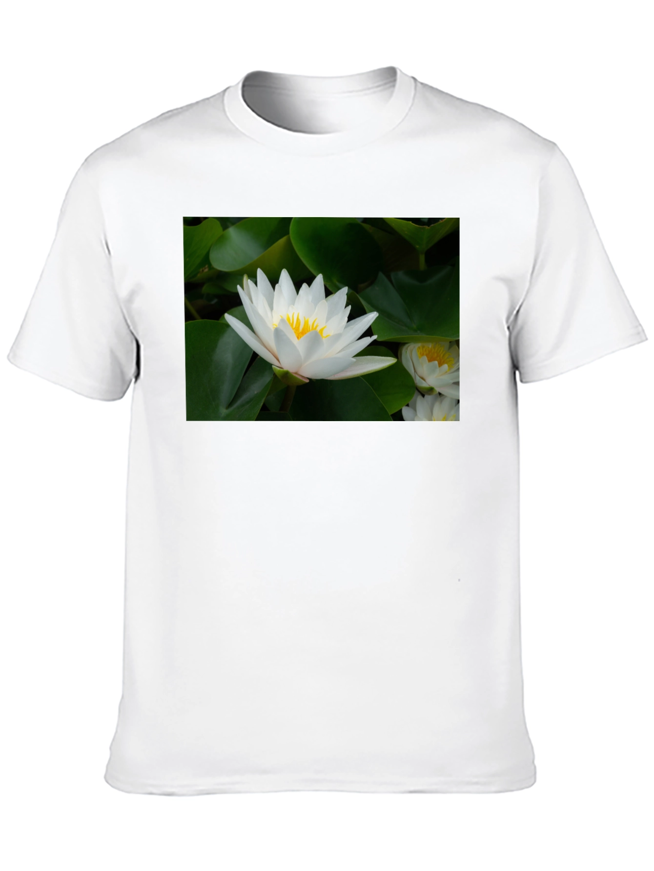 Lotus Flower Black T-Shirt