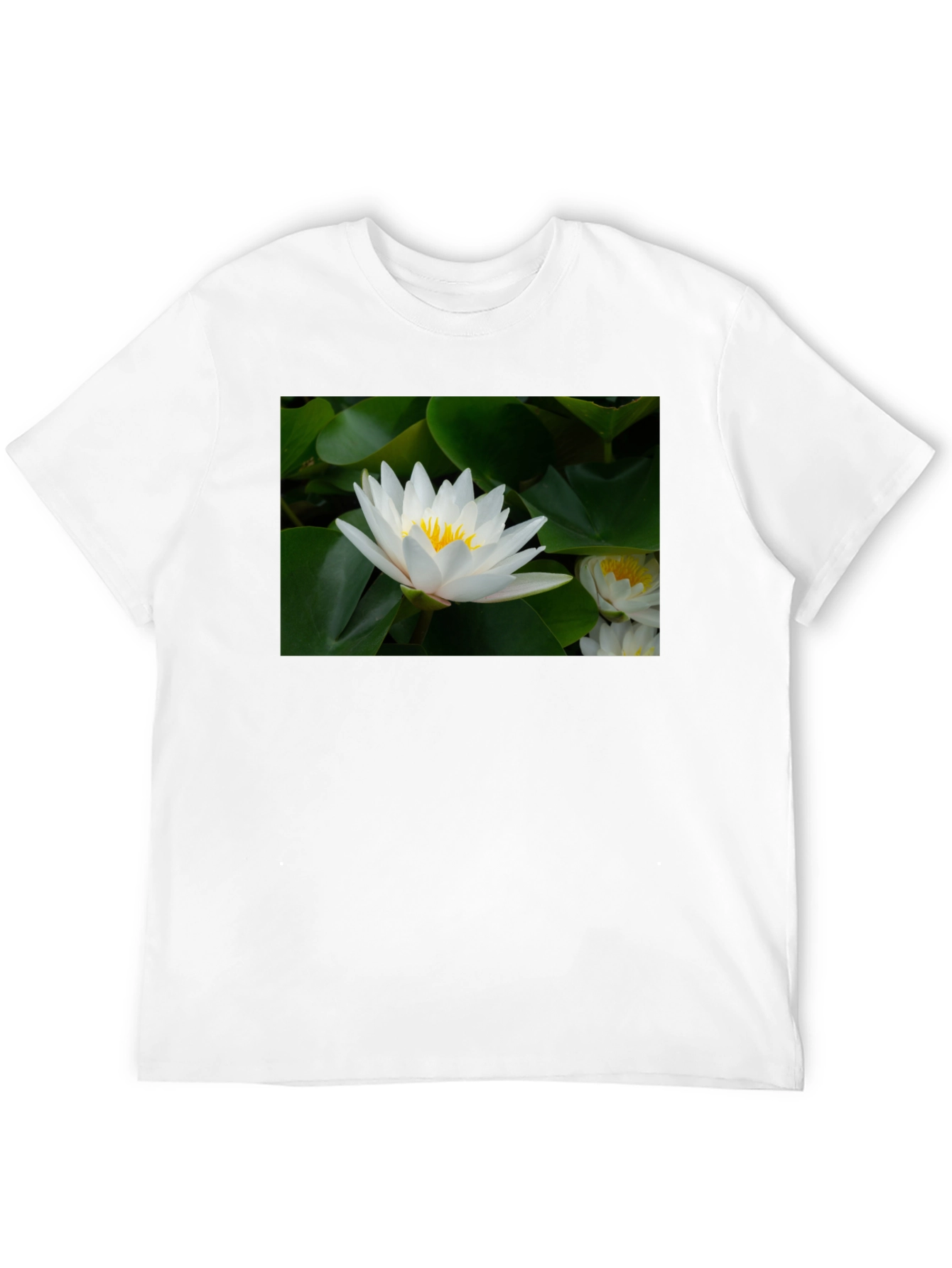 Lotus Flower Black T-Shirt