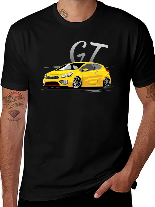 GT Car Graphic T-Shirt - Sporty Style