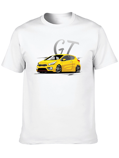 GT Car Graphic T-Shirt - Sporty Style