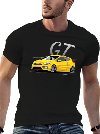 GT Car Graphic T-Shirt - Sporty Style