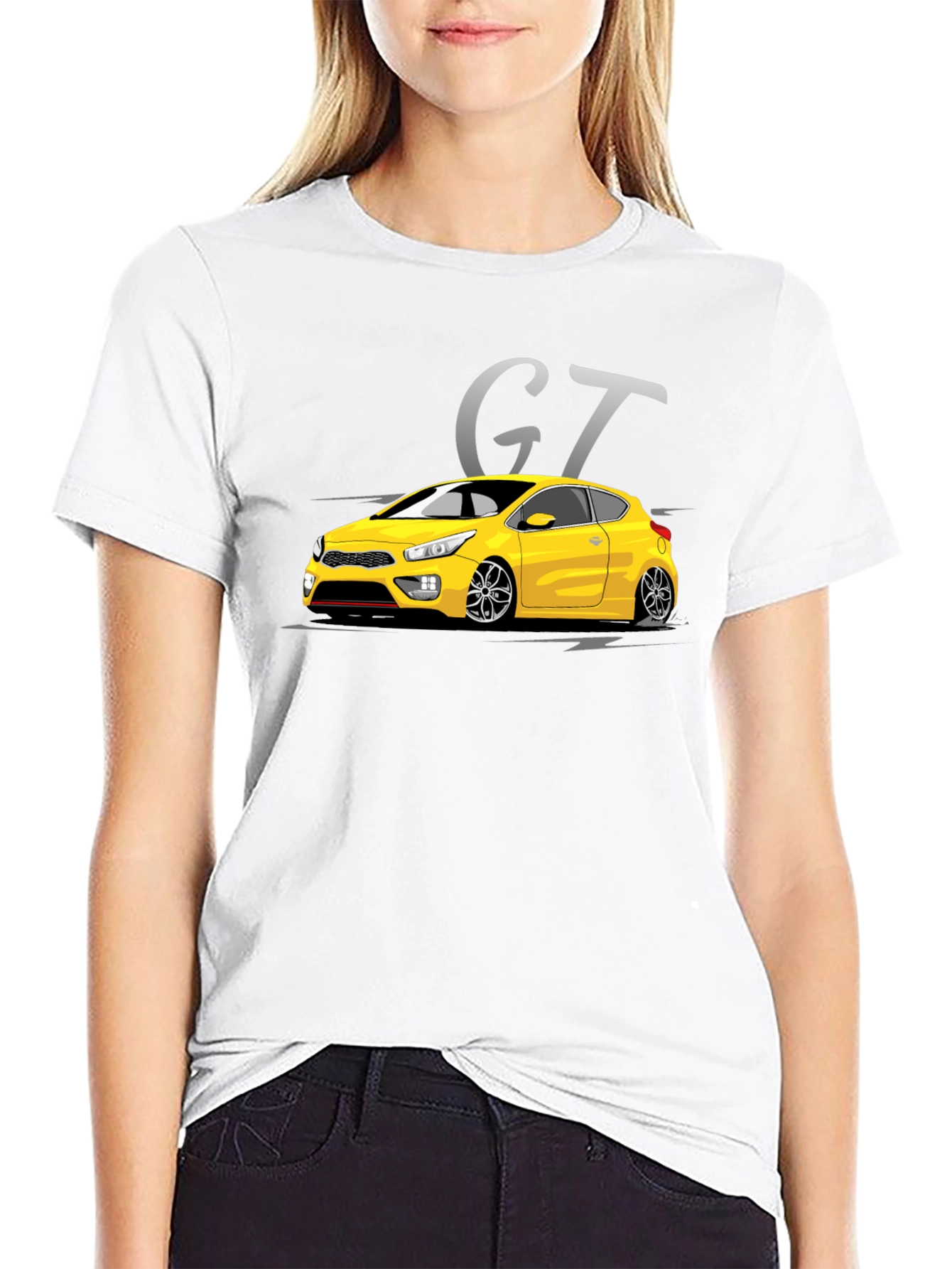GT Car Graphic T-Shirt - Sporty Style