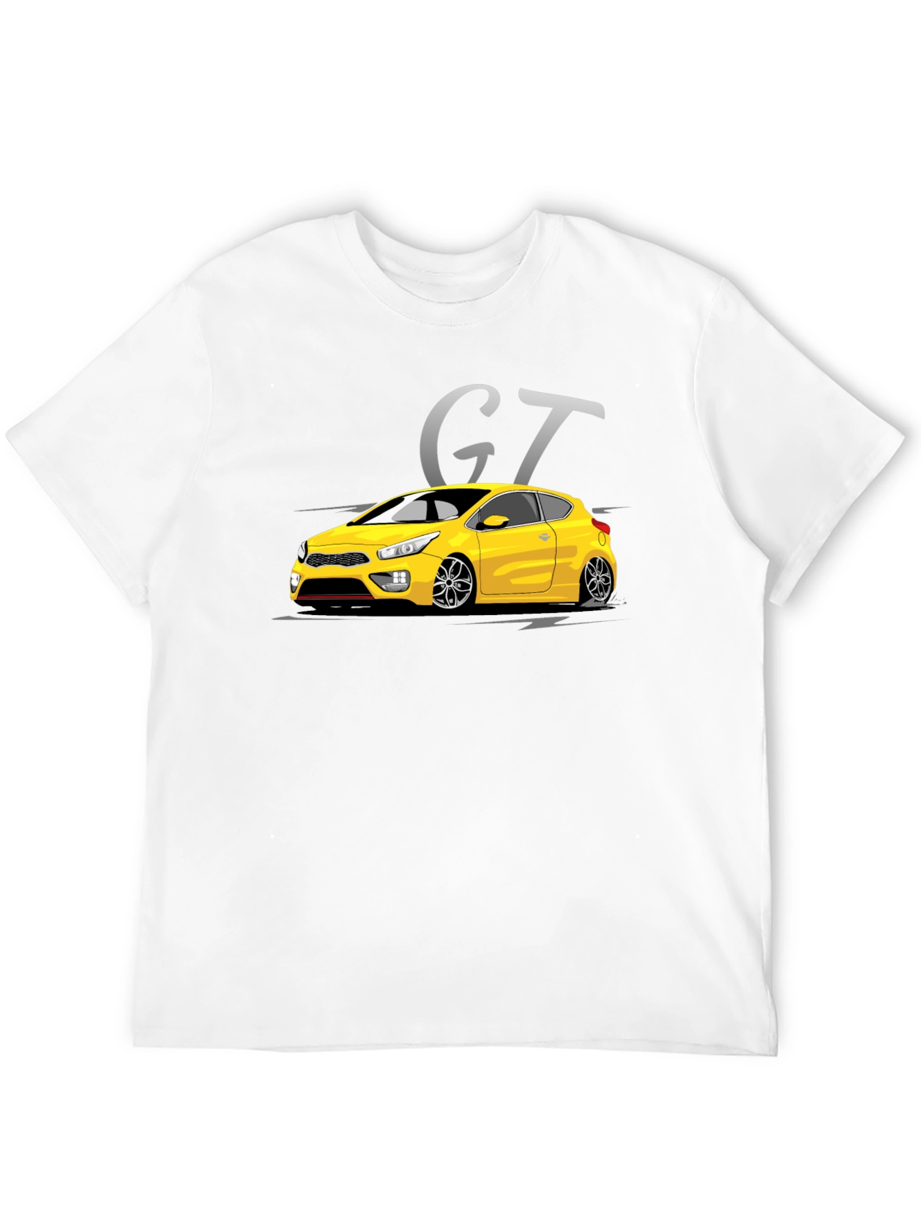GT Car Graphic T-Shirt - Sporty Style