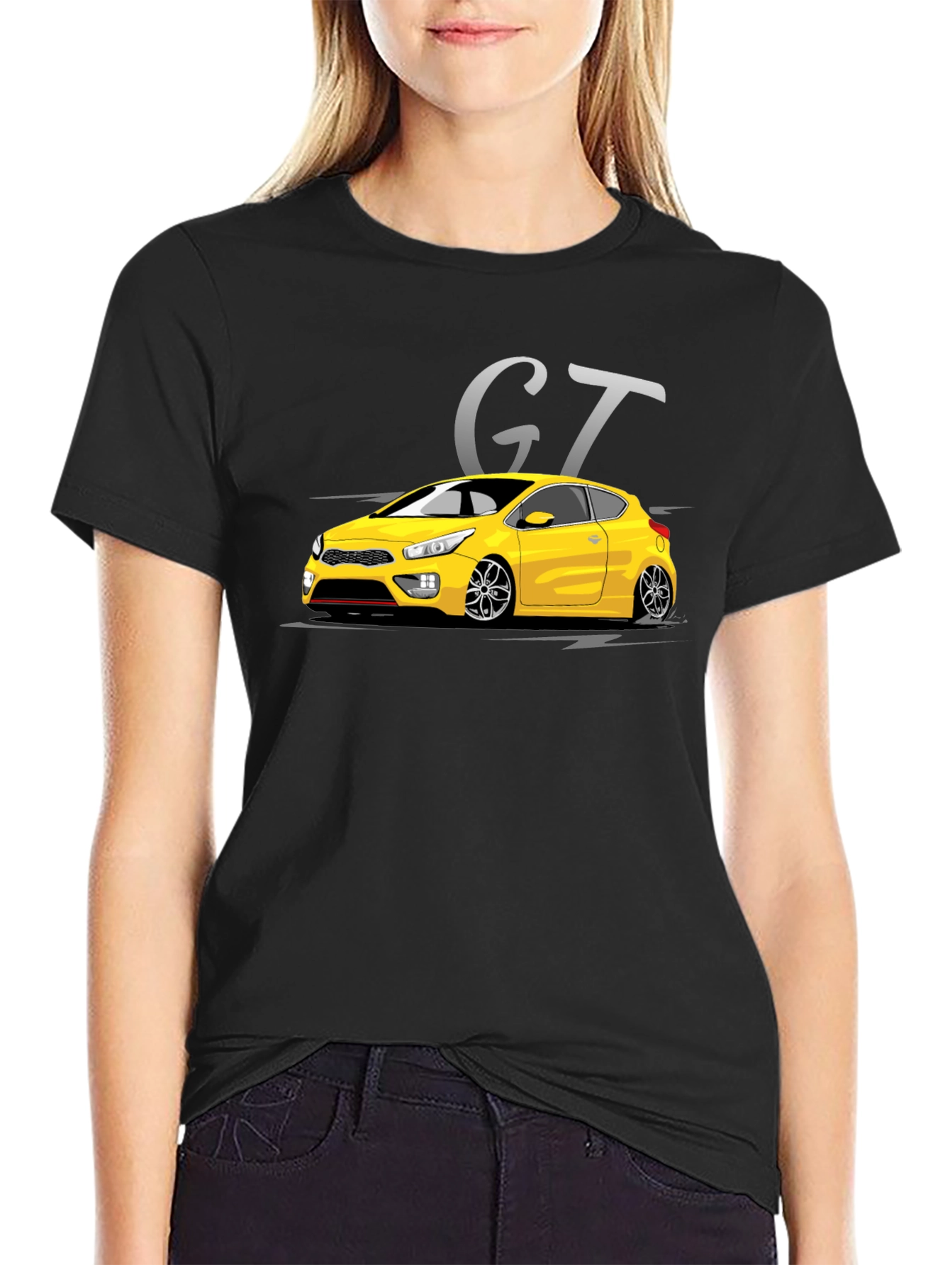 GT Car Graphic T-Shirt - Sporty Style