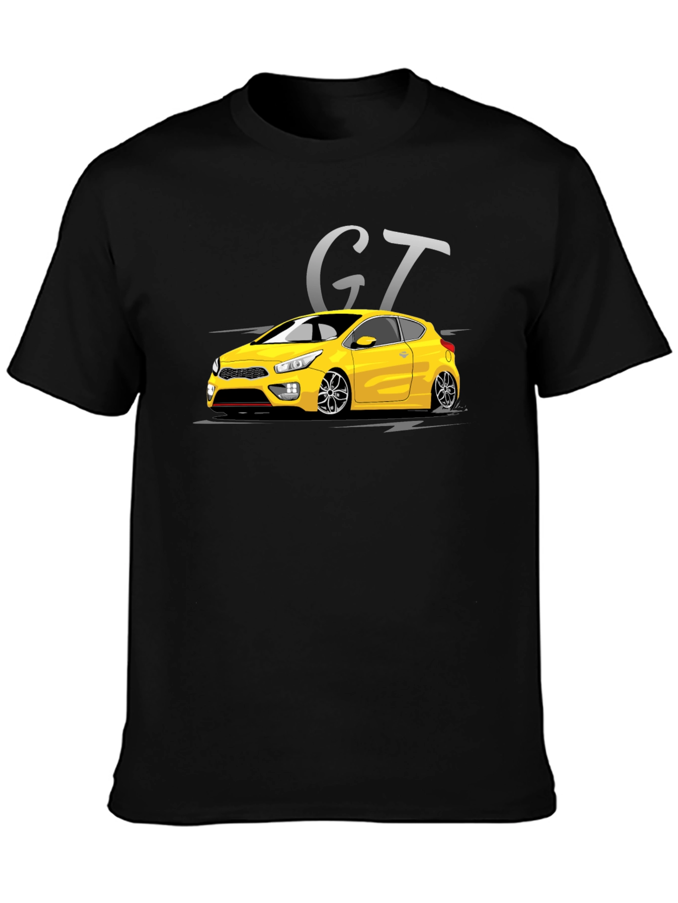 GT Car Graphic T-Shirt - Sporty Style