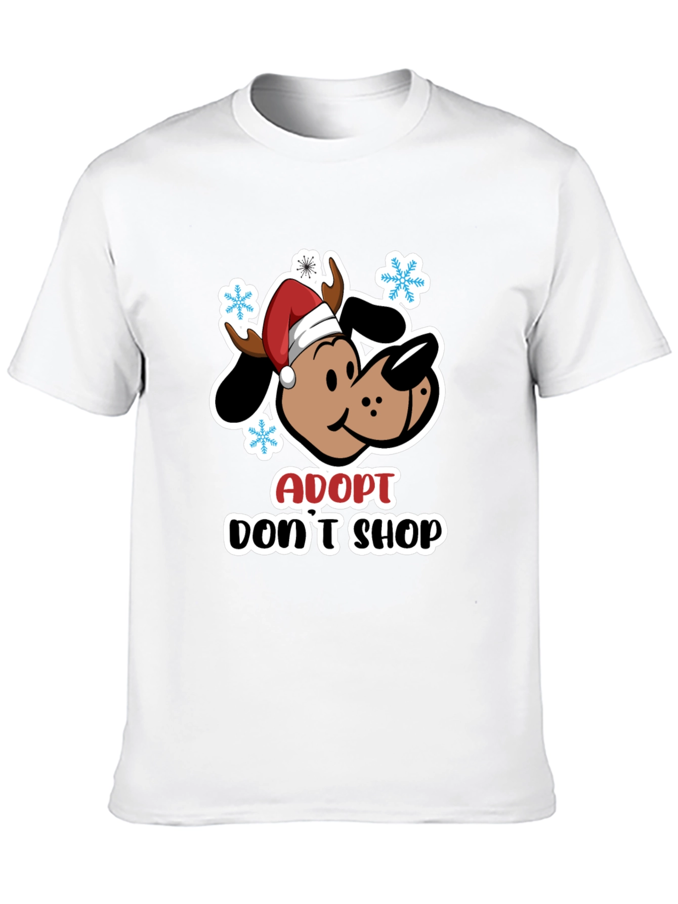 Adopt Dont Shop Dog Christmas T-Shirt
