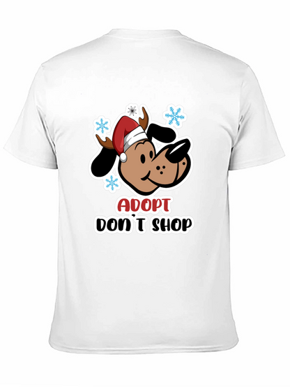 Adopt Dont Shop Dog Christmas T-Shirt