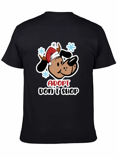 Adopt Dont Shop Dog Christmas T-Shirt