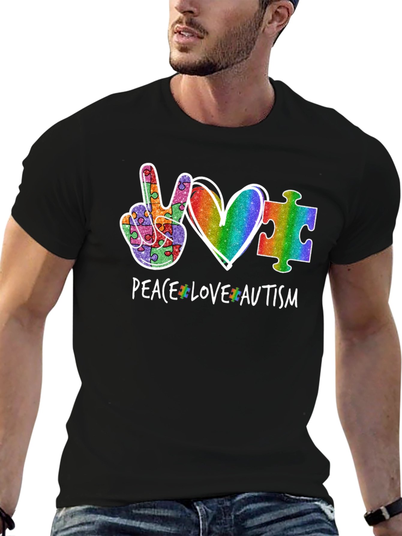 Peace Love Autism T-Shirt