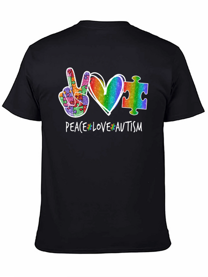 Peace Love Autism T-Shirt