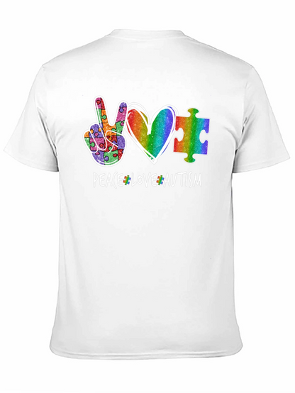 Peace Love Autism T-Shirt