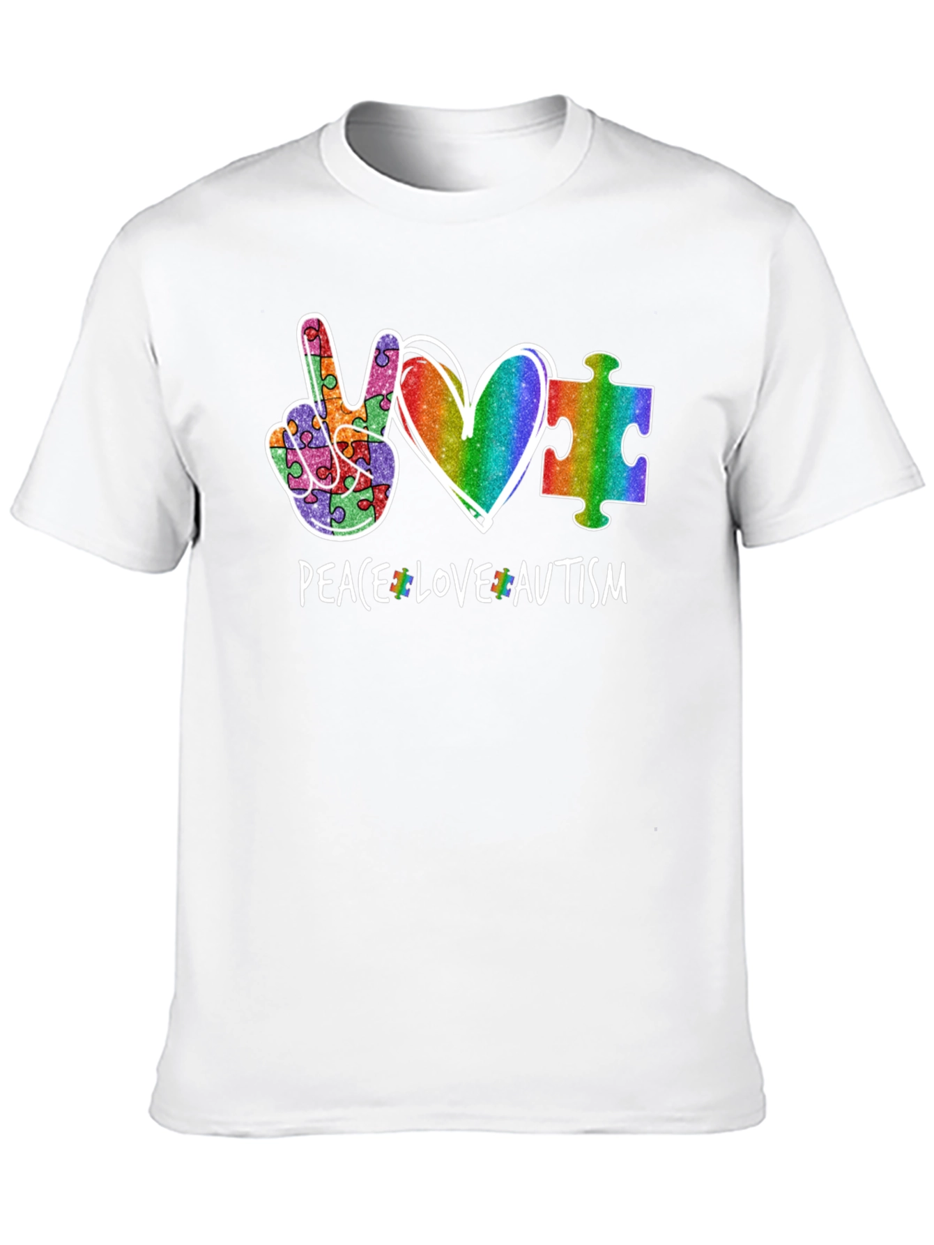 Peace Love Autism T-Shirt
