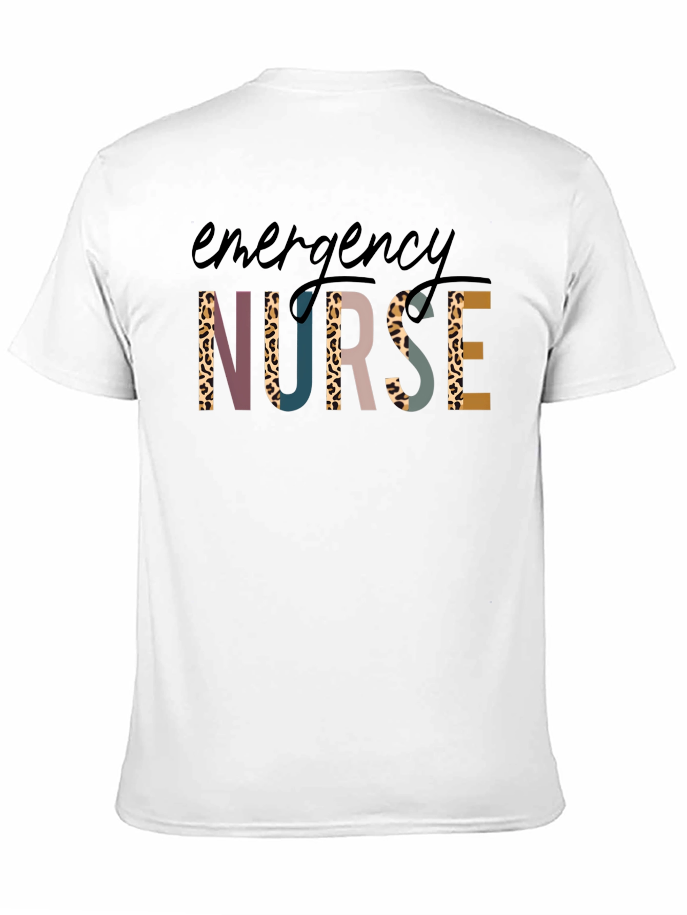 Emergency Nurse Graphic T-Shirt Black Tee