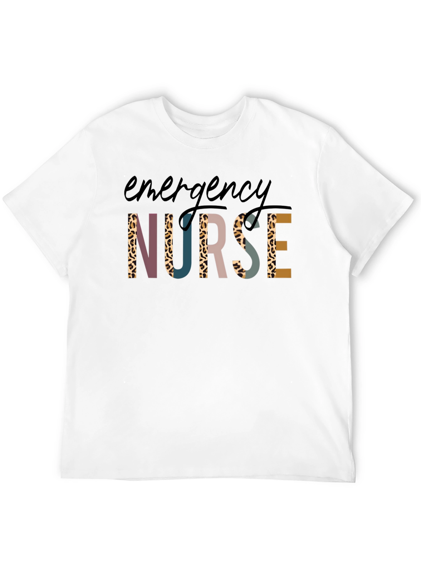 Emergency Nurse Graphic T-Shirt Black Tee