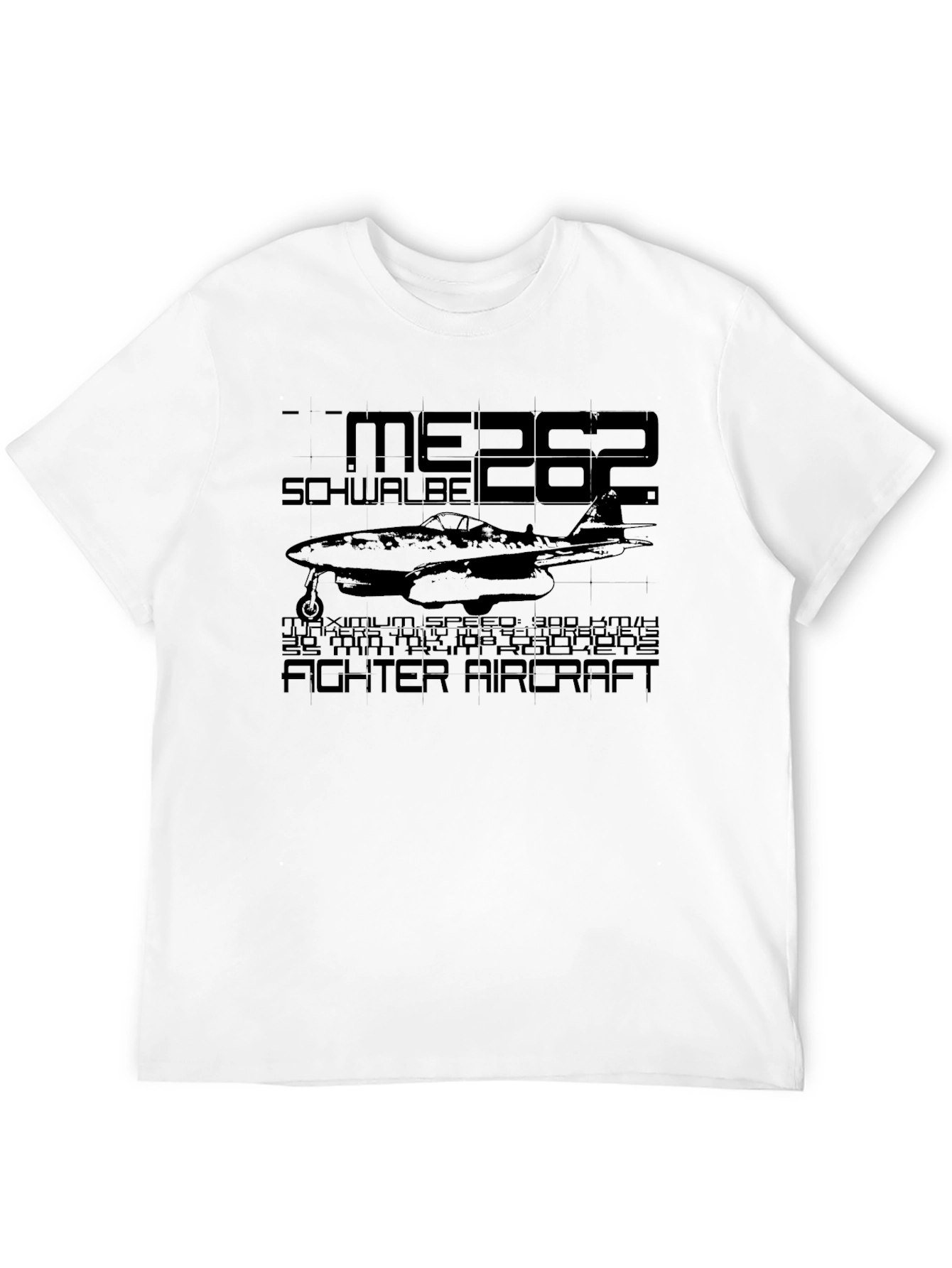 ME 262 Schwalbe T-Shirt - Fighter Aircraft Tee