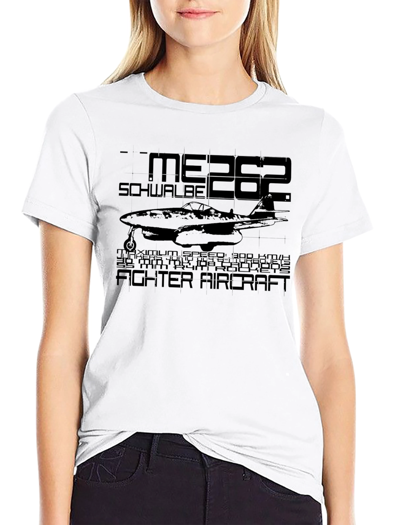 ME 262 Schwalbe T-Shirt - Fighter Aircraft Tee