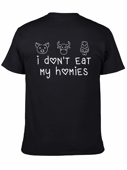 Vegan I Dont Eat My Homies Graphic Tee