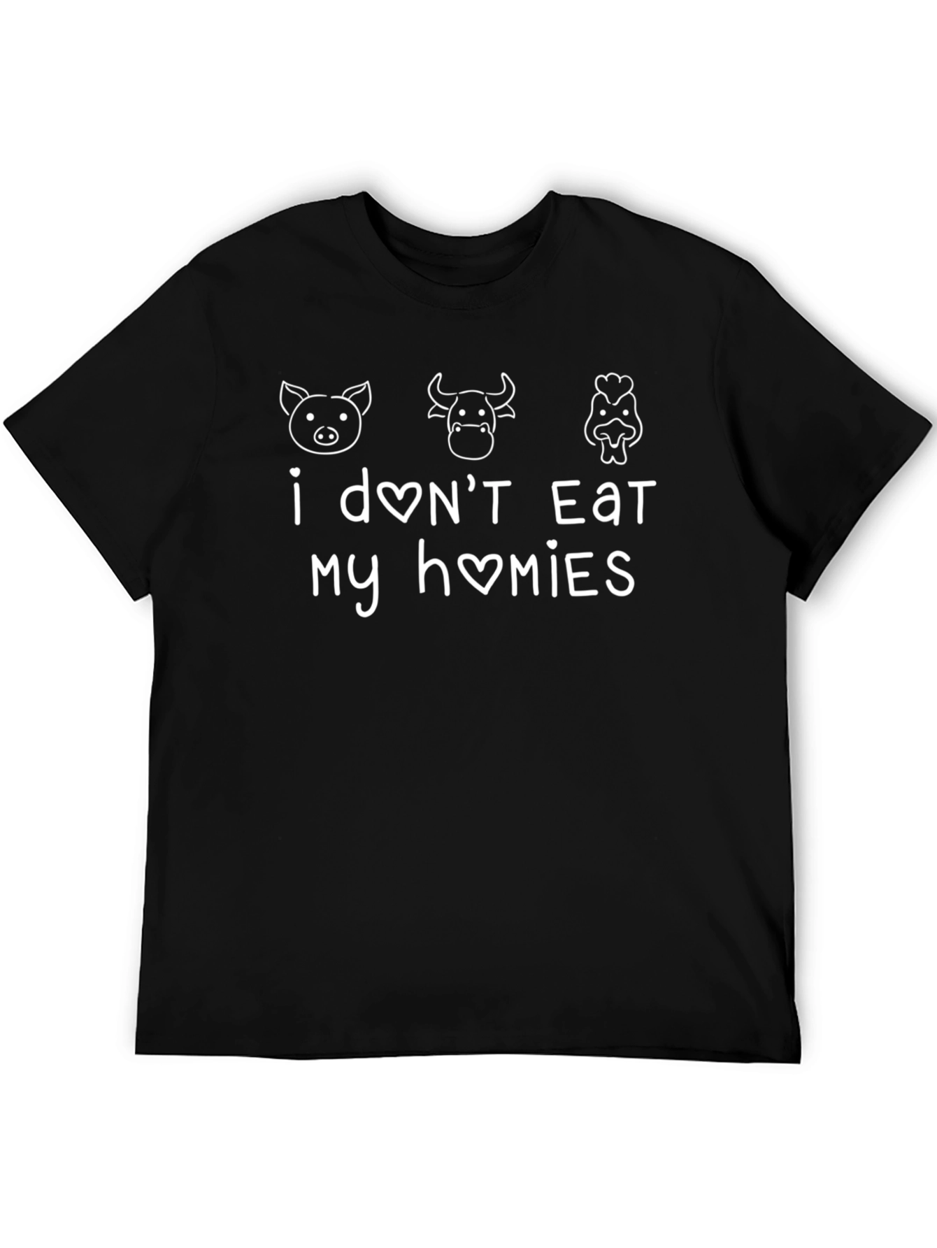 Vegan I Dont Eat My Homies Graphic Tee