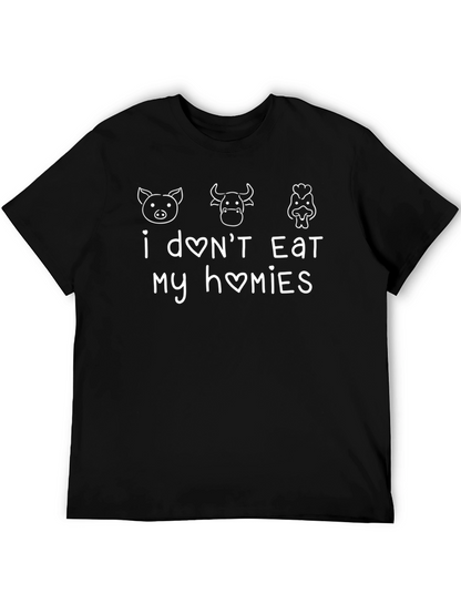 Vegan I Dont Eat My Homies Graphic Tee
