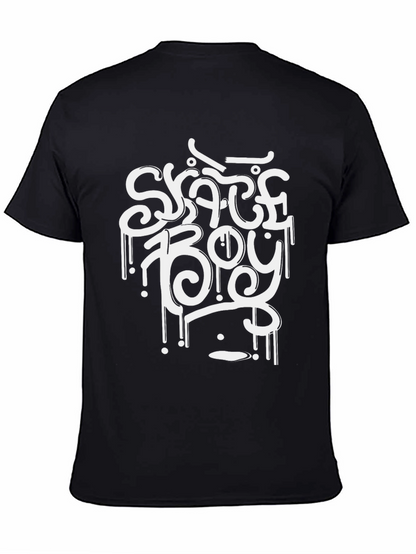 Skate Boy Black Graphic Tee