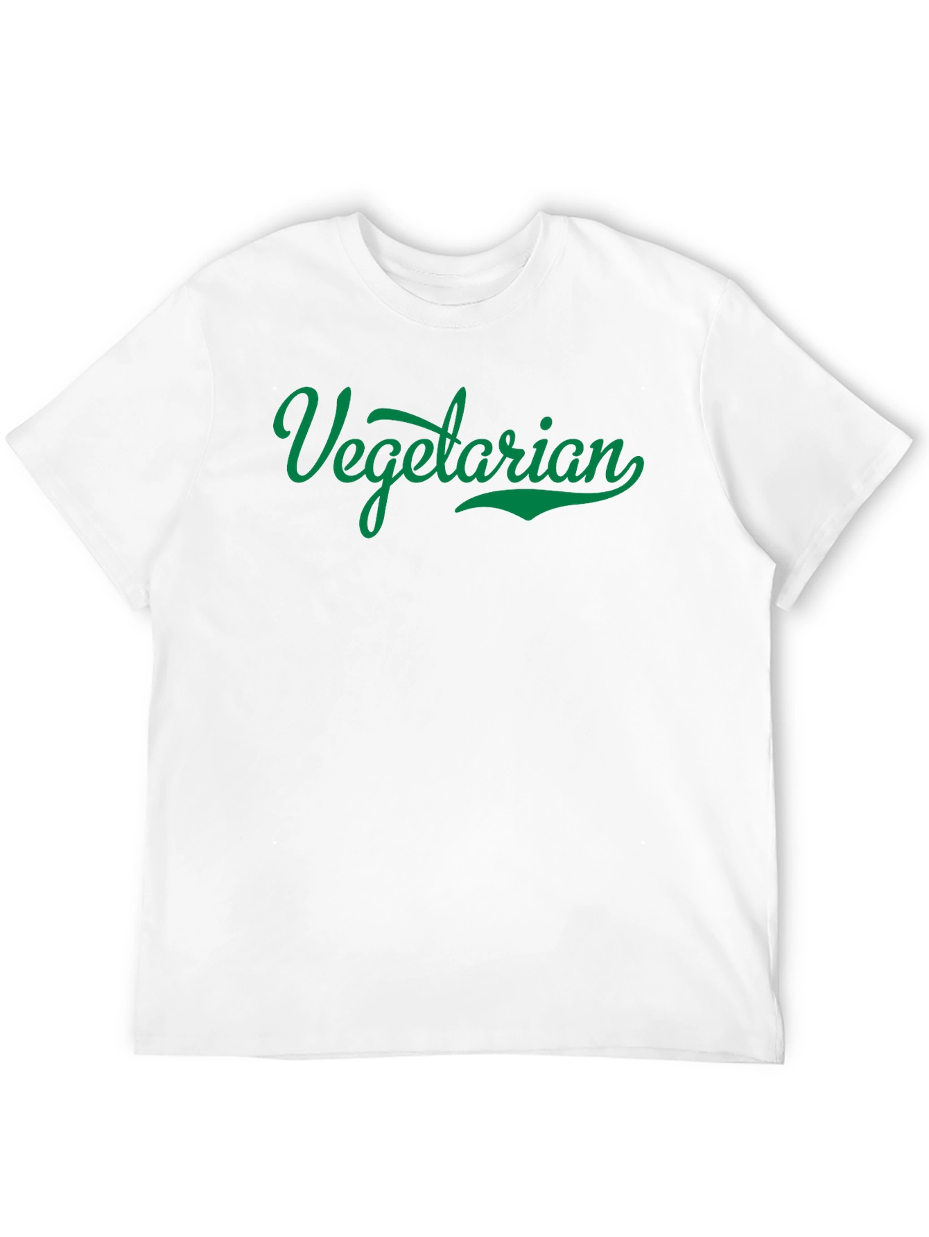 Vegetarian Graphic T-Shirt - Black
