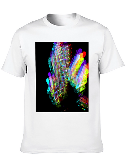 Vibrant Guitar Graphic T-Shirt