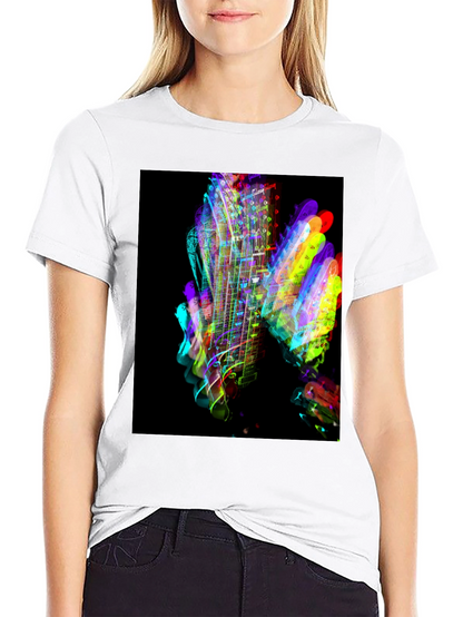 Vibrant Guitar Graphic T-Shirt