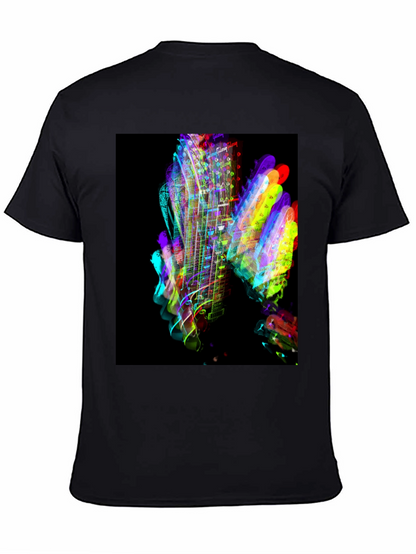 Vibrant Guitar Graphic T-Shirt