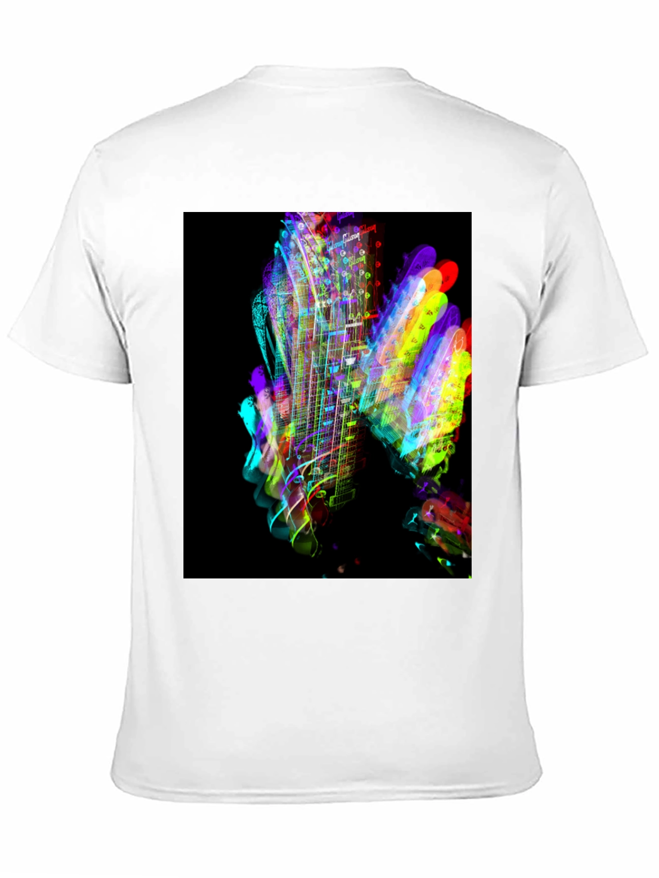 Vibrant Guitar Graphic T-Shirt