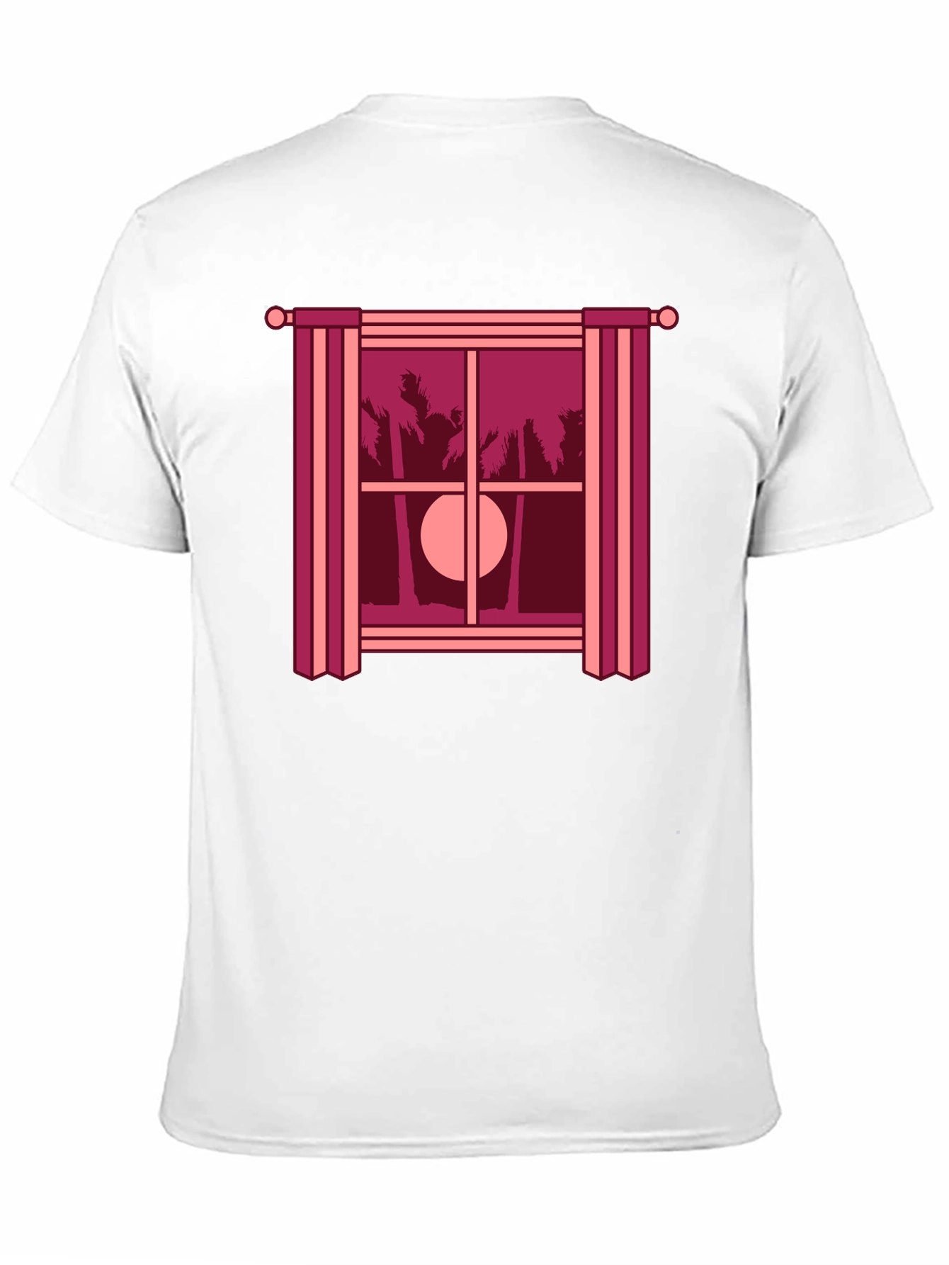 Tropical Sunset T-Shirt - Window Design Comfort Fit