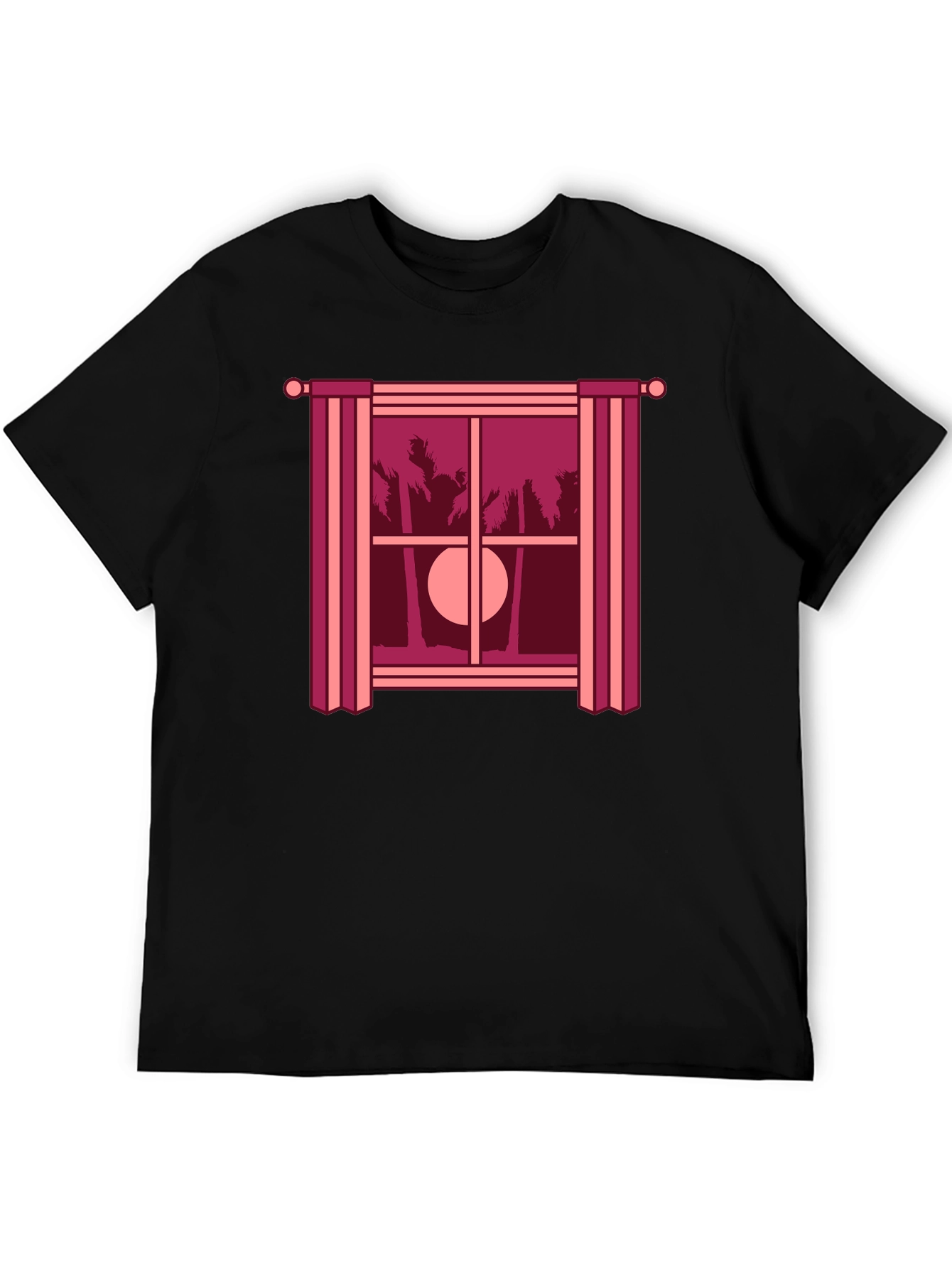 Tropical Sunset T-Shirt - Window Design Comfort Fit