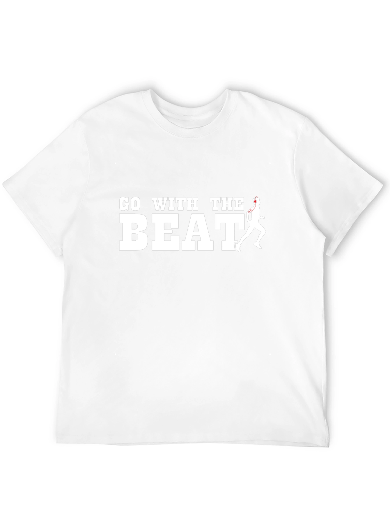 Go With The Beat Graphic Tee - Running Shirt