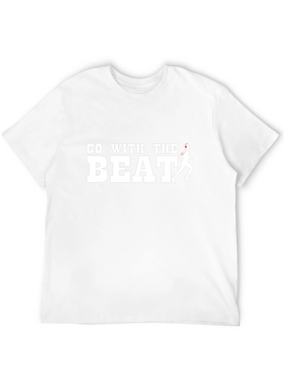 Go With The Beat Graphic Tee - Running Shirt